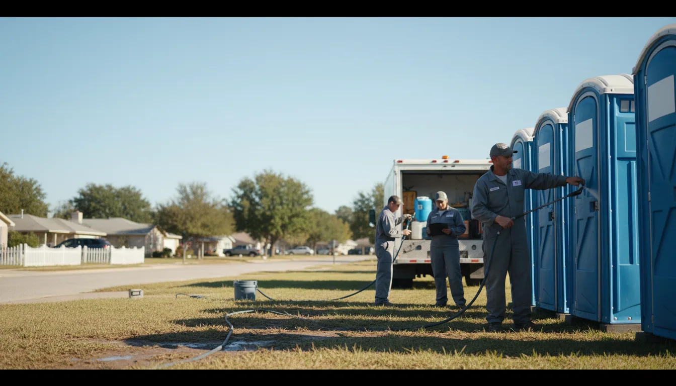 Long-Term Portable Toilet Rental in Trinity, NC near me